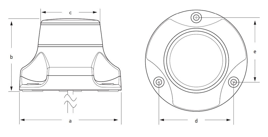 Product of Hella Marine Lights 980910121 Navigation Light