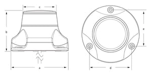 Product of Hella Marine Lights 980910121 Navigation Light