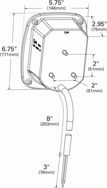 Product of Grote Industries 50972-5 Tail Light Assembly 