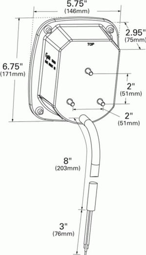 Product of Grote Industries 50972-5 Tail Light Assembly 