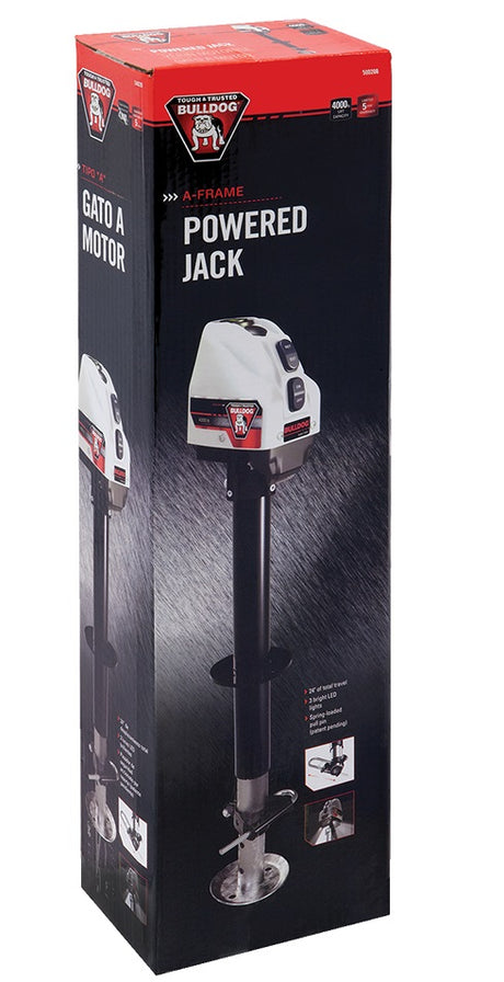 Product of Bulldog 500200 4000 Pound Electric Trailer Tongue Jack 