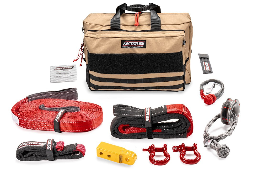 Factor 55 00475-03-Large Vehicle Recovery Kit||00475-03 Sawtooth Kit - Tan Large - Yellow.Jpg||85||fac0047503lar||1713489