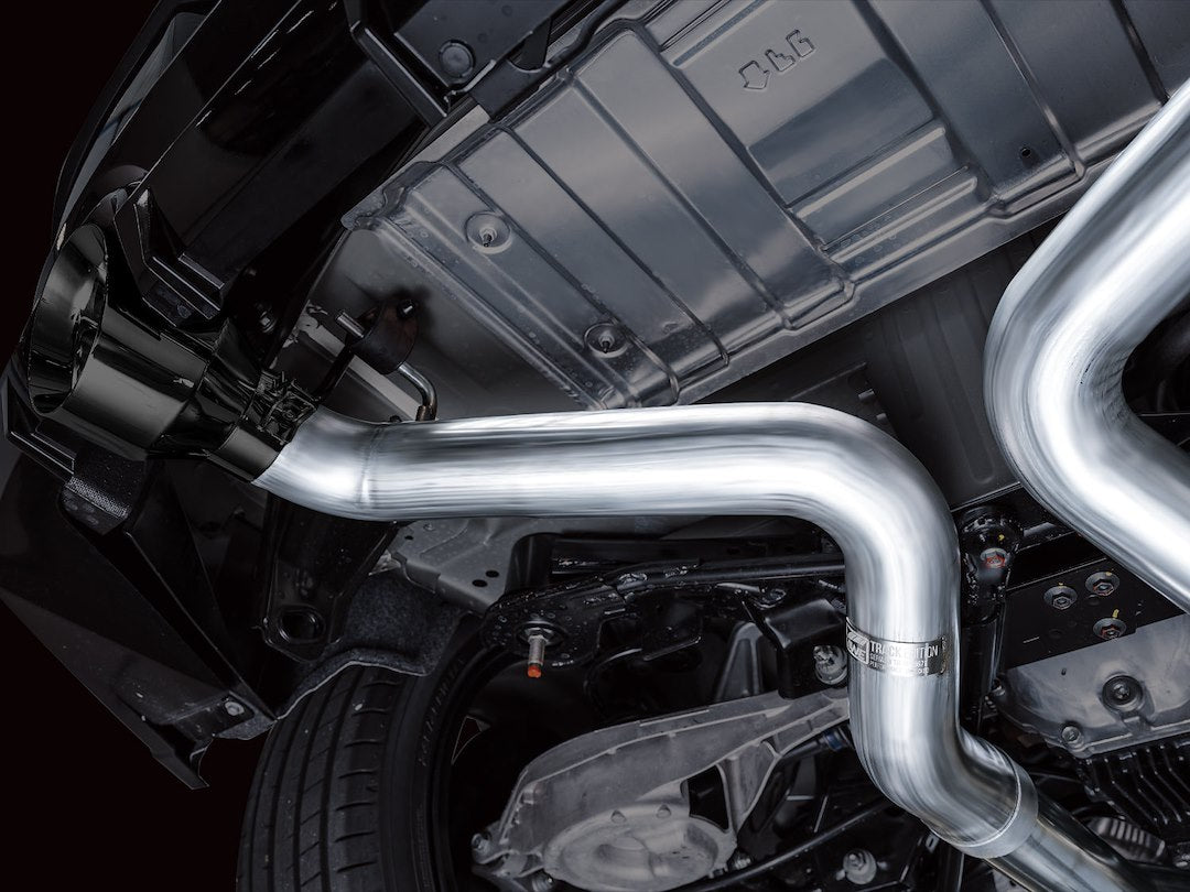 Product of AWE Tuning 3020-33400 Track Edition Cat-Back System Dual Exhaust System Kit 