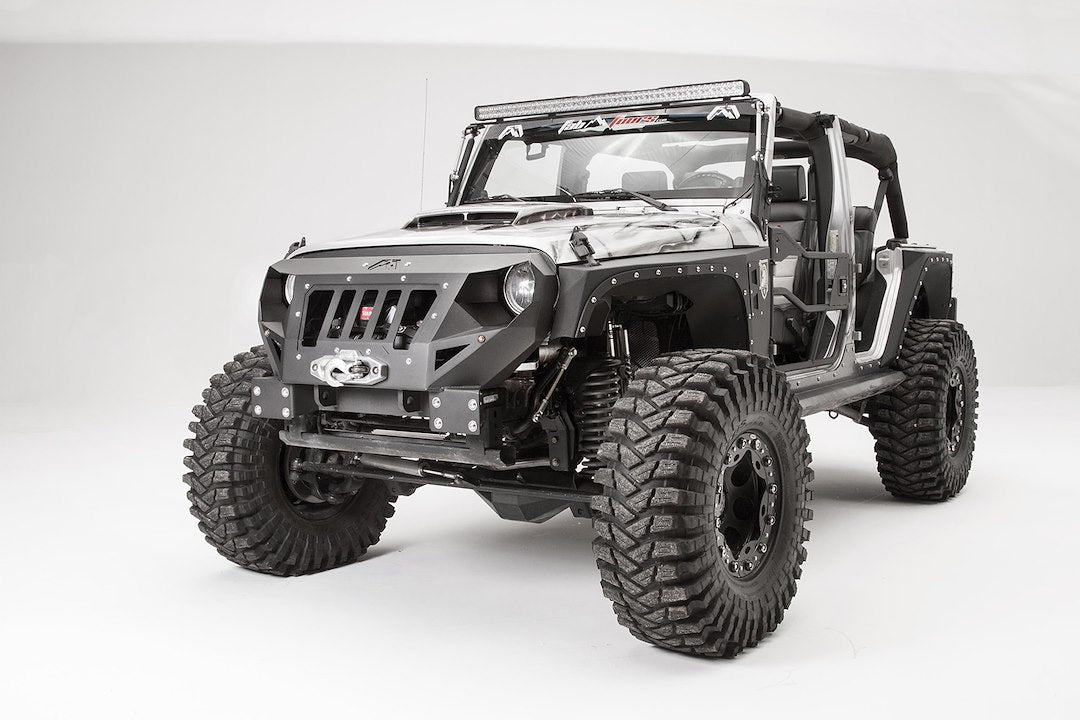 Product of Fab Fours GR1000-1 Grumper Steel Powder Coated Bumper 