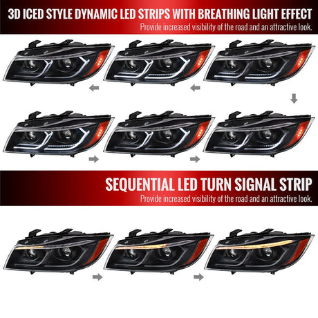 Spec-D Tuning 2lhp-E9005jm-G2-Rs Headlight Assembly||2lhp-E9005jm-G2-Rs_1.Jpg||86||sdt9005jmg2rs||1573994