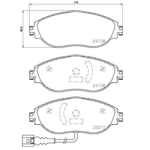 Product of Brembo P85144 Brake Pad - Set Of 4 