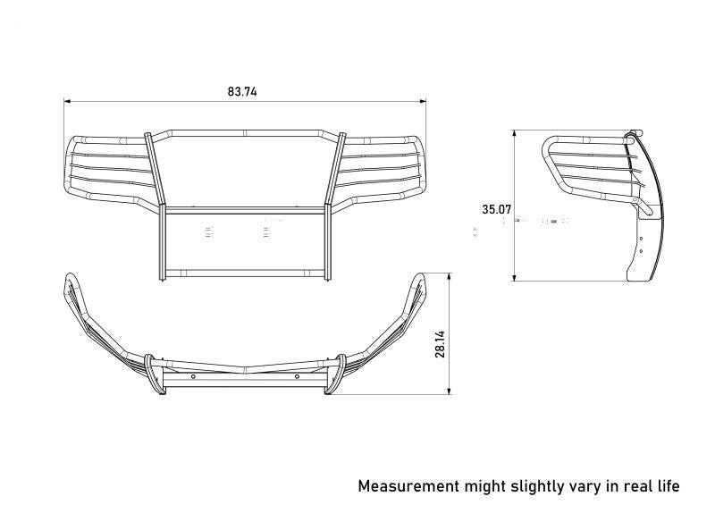 Black Horse Offroad 17gt20ma Grille Guard||17gt20ma_6.Jpeg||90||blk17gt20ma||1788485