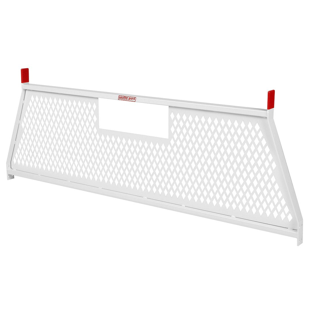 Product of Weather Guard (Werner) 1906-3-02 Threaded Fasteners White Powder Coated Mesh Headache Rack 