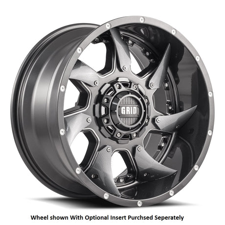 Product of Grid Wheels 20x10 Graphite Wheel - 5x5.90 Bolt Pattern 