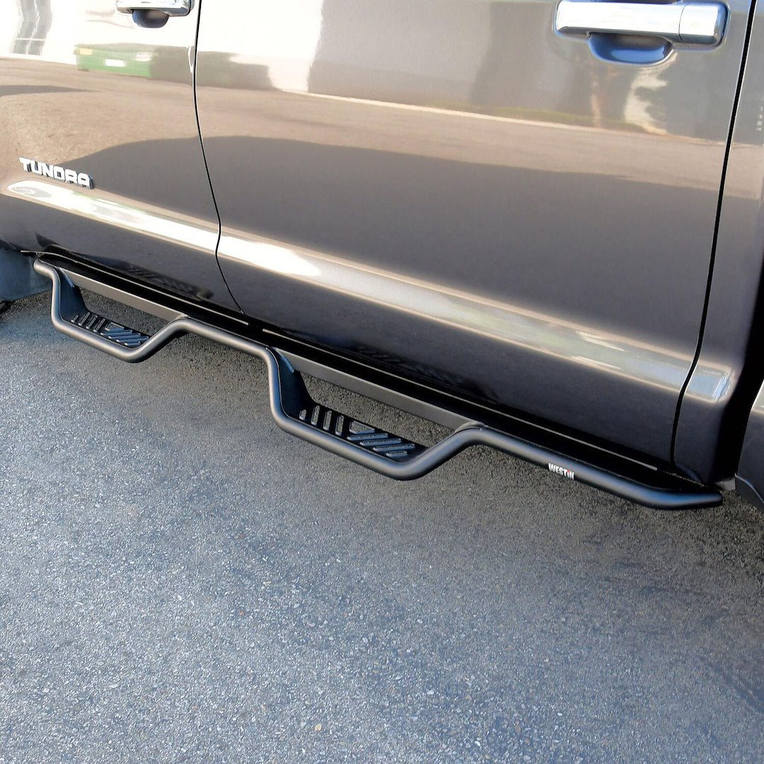 Product of Westin Automotive 20-13255 Outlaw Nerf Bar With Drop Down Steps 