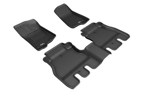 Product of 3D Mats KAGU L1JP01901509 Black Thermoplastic Rubber Of Carbon Fiber Texture Floor Liner 