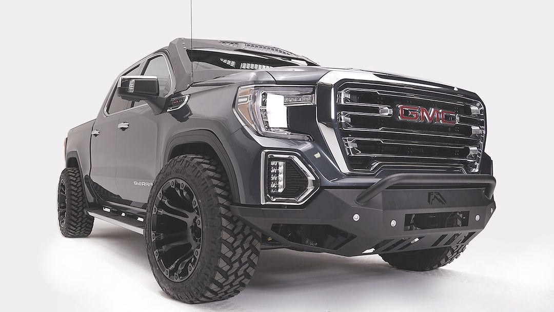 Product of Fab Fours GS19-D6052-1 Vengeance Steel Powder Coated Bumper 