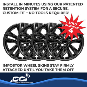 Product of Coast To Coast IWCIMP385BLK Silver Set Of 4 