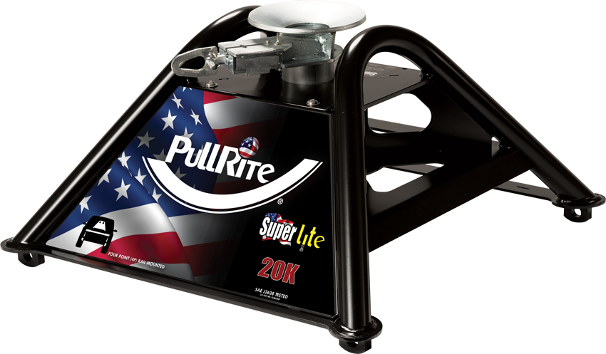 Product of PullRite 2400 Fixed 20000 Pound 2-Way Fifth Wheel Trailer Hitch 