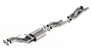 Product of Borla 60737 ATAK ® Series Cat Back System Dual Exhaust System Kit 