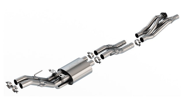 Product of Borla 60737 ATAK ® Series Cat Back System Dual Exhaust System Kit 