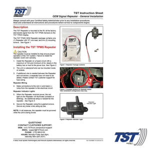 Truck System Technology (Tst) Tst-507-R Tire Pressure Monitoring System - Tpms Signal Booster||tst-507-R-Web Images-2.Jpg||86||tsttst507r||1651829