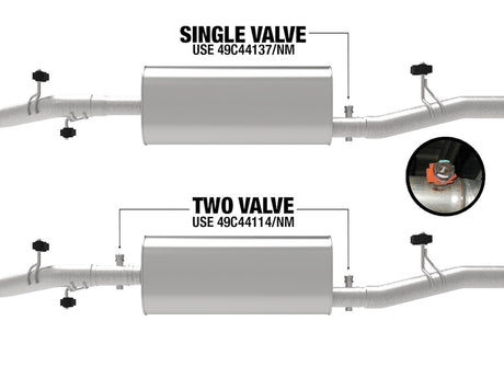 Product of Advanced Flow Engineering 49c44137nm Exhaust Pipe Muffler Delete
