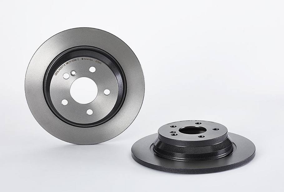 Product of Brembo 08A73411C02 Solid 1 Piece Brake Rotor 