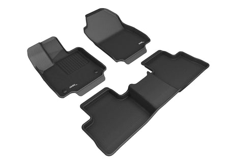 Product of 3D Mats KAGU L1TY25501509 Black Thermoplastic Rubber Of Carbon Fiber Texture Floor Liner 