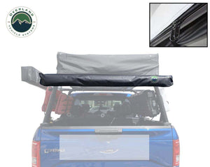 Product of Overland Vehicle Systems 18039909 SUV/Pickup Overlanding Manual Awning , Black Solid 