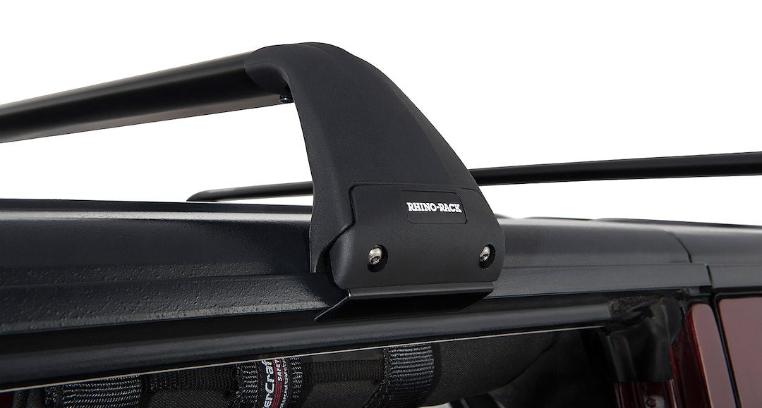 Product of Rhino-Rack USA SG59 50 Inch Front Bar/ 50.8 Inch Rear Bar Black Roof Rack Cross Bar - Set Of 2 