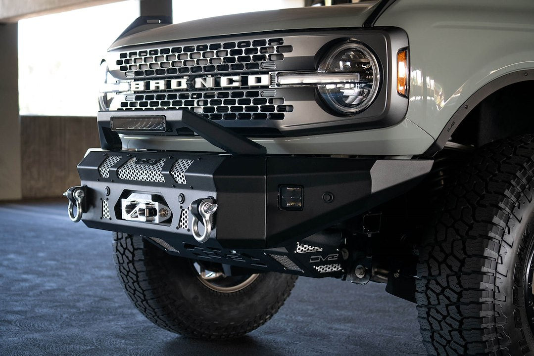 Product of DV8 Offroad LBUN-01 Bull Bar Black Powder Coated No with skid plate 