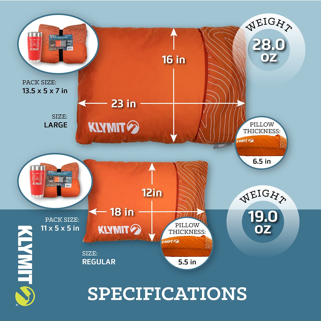 Klymit 12dror01d Pillow||12dror01d_1.Jpg||86||kly12dror01d||871440