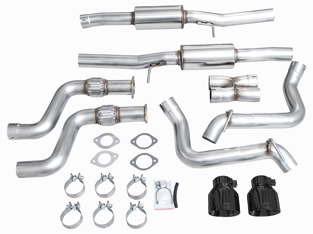 Product of AWE Tuning 3020-33400 Track Edition Cat-Back System Dual Exhaust System Kit 