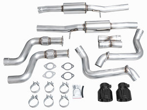 Product of AWE Tuning 3020-33400 Track Edition Cat-Back System Dual Exhaust System Kit 