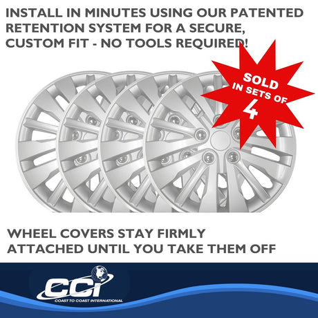 Product of Coast To Coast IWC102816S Silver Set Of 4 