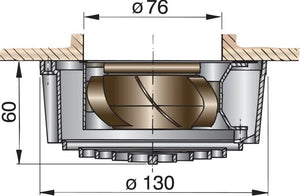 Product of Vetus Fan12 Boat Hatch Vent