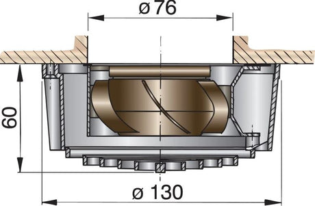 Product of Vetus Fan12 Boat Hatch Vent