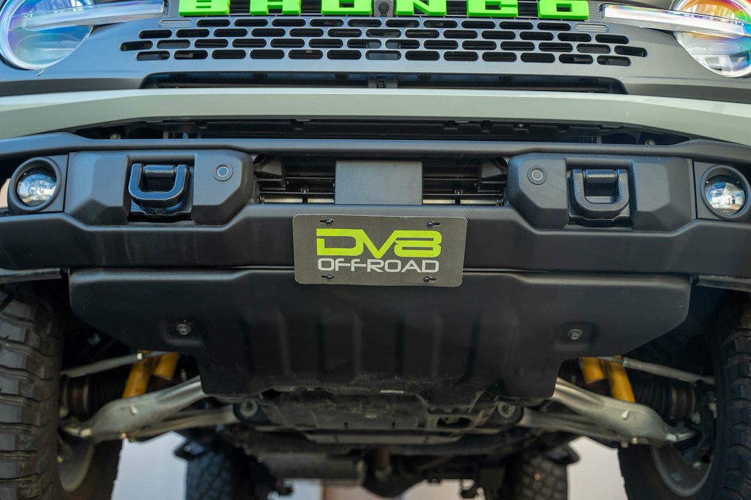 Dv8 Offroad Lpbr-05 License Plate Relocation Kit||bronco-Capable-Bumper-Slanted-Front-License-Plate-Mount_Installed_13.Jpg||95||dv8lpbr05||1628080