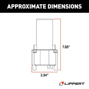 Product of Lippert Components 142178 Trailer Landing Gear Motor