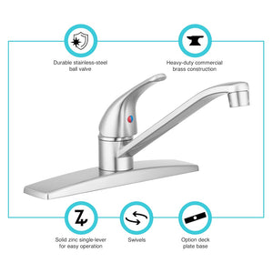 Dura Faucet Df-Nmk600-Sn Faucet||df-Nmk600-Sn-Fco.Jpg||89||d6udfnmk600sn||1280663