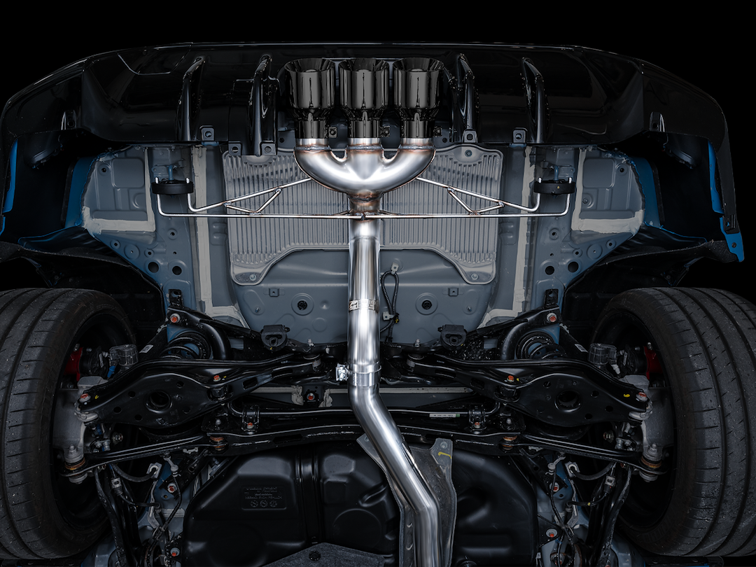 Product of AWE Tuning 3020-53287 Track Edition Cat-Back System Dual Exhaust System Kit 