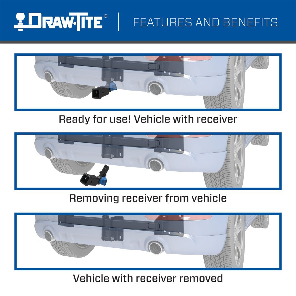 Product of Draw-Tite 76925 Class III Trailer Hitch Rear w/ 2 Inch Receiver 