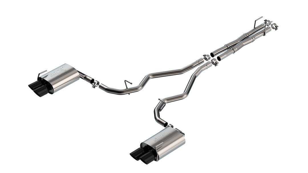 Product of Borla 140894BC ATAK ® Series Cat Back System Dual Exhaust System Kit 