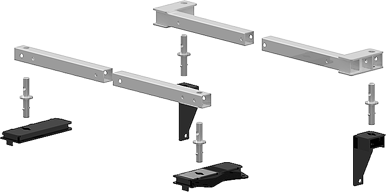 Product of PullRite 3122 Bolt-On Fifth Wheel Trailer Hitch Mount Kit 