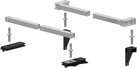 Product of PullRite 3122 Bolt-On Fifth Wheel Trailer Hitch Mount Kit 