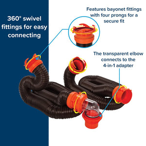 Product of Camco 39741 20 Feet Black Sewer Hose Yes 