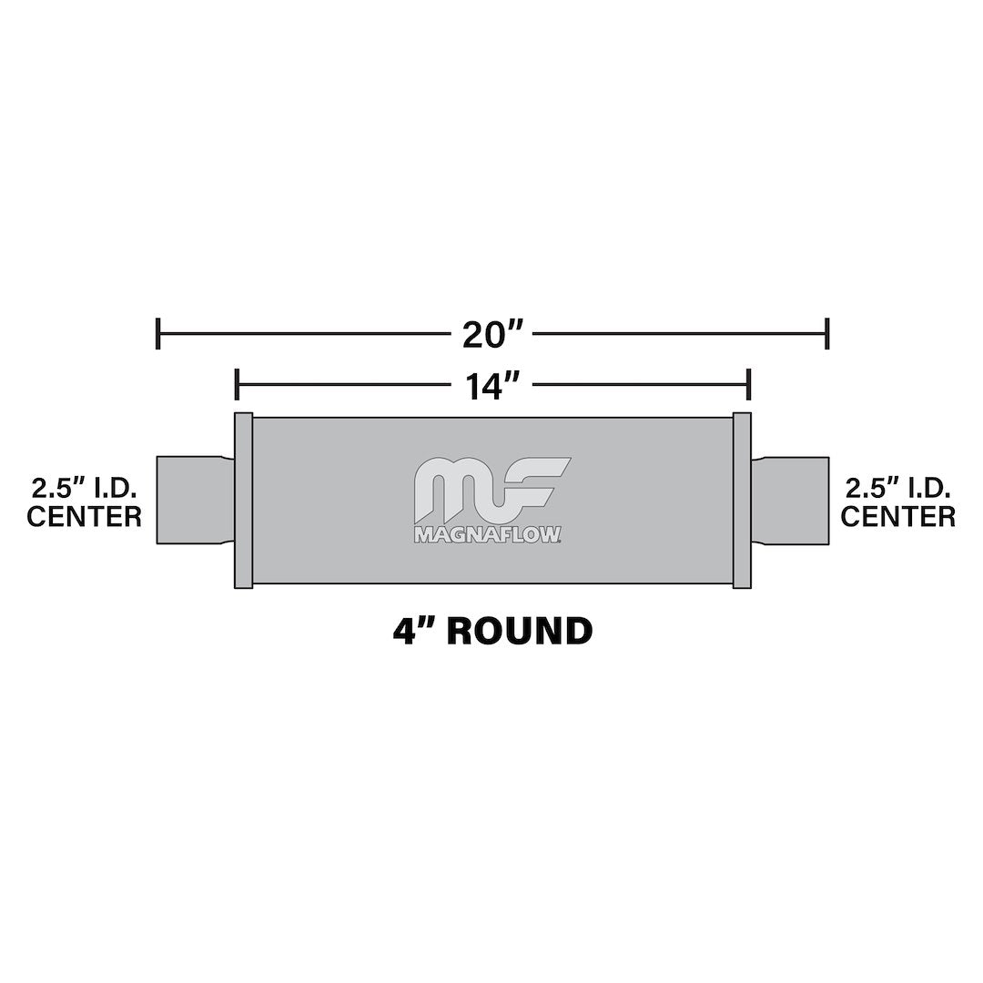 Magnaflow Performance 10416 Exhaust Muffler||10416_Lin.Jpg||87||m6610416||1141030