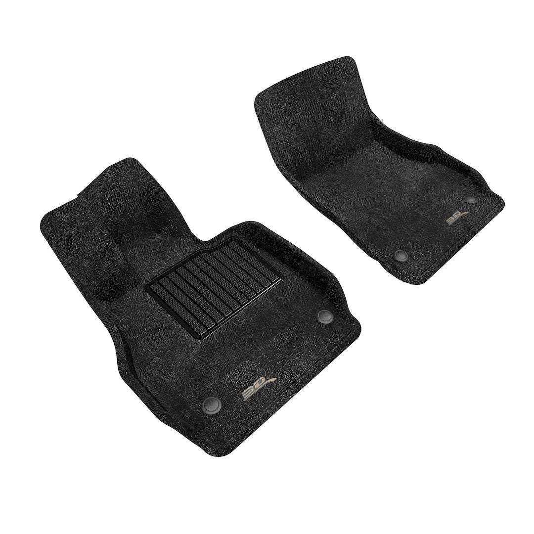 Product of 3D Mats Premium L1CH09604009 Black Thermoplastic Rubber Of Carbon Fiber Texture Floor Liner 