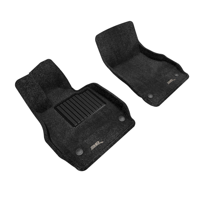 Product of 3D Mats Premium L1CH09604009 Black Thermoplastic Rubber Of Carbon Fiber Texture Floor Liner 
