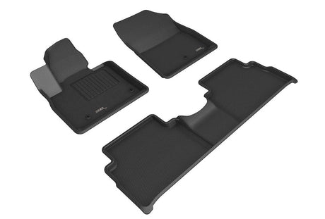 Product of 3D Mats KAGU L1HY11201509 Black Thermoplastic Rubber Of Carbon Fiber Texture Floor Liner 
