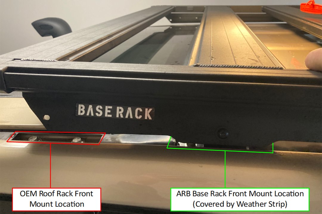 Product of Arb 17913010 Roof Basket Mounting Kit
