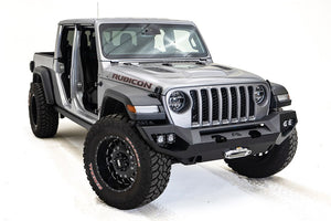 Product of Fab Fours JL18-X4651-1 Matrix Series Steel Powder Coated Bumper 