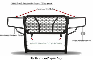 Black Horse Offroad Ru-Fora19-B Grille Guard||ru-Fora19-B_7.Jpeg||91||blkrufora19b||2239301