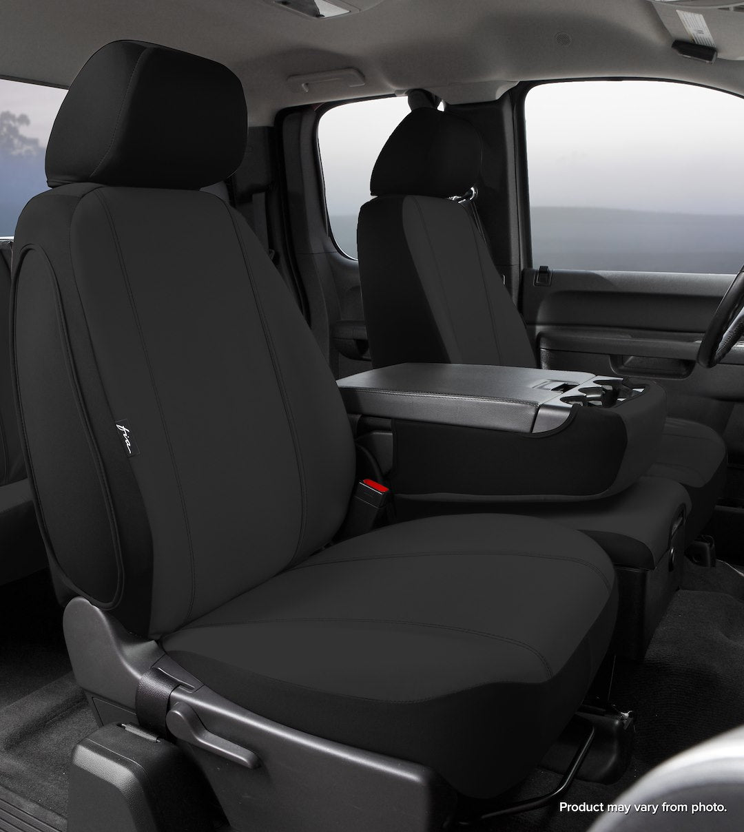 Product of Fia SP89-47 BLACK Seat Protector Black Polycotton Seat Cover 